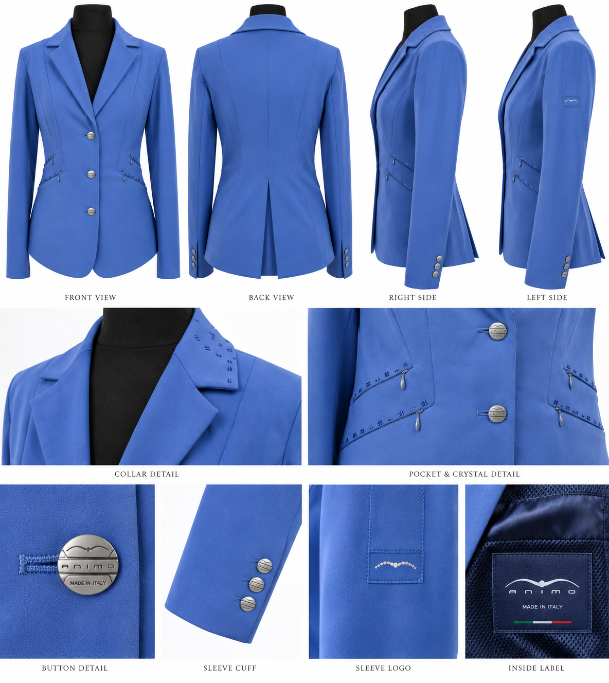 Animo Italia Labella Special Order B7 Competition Jacket – Blu Atlantide