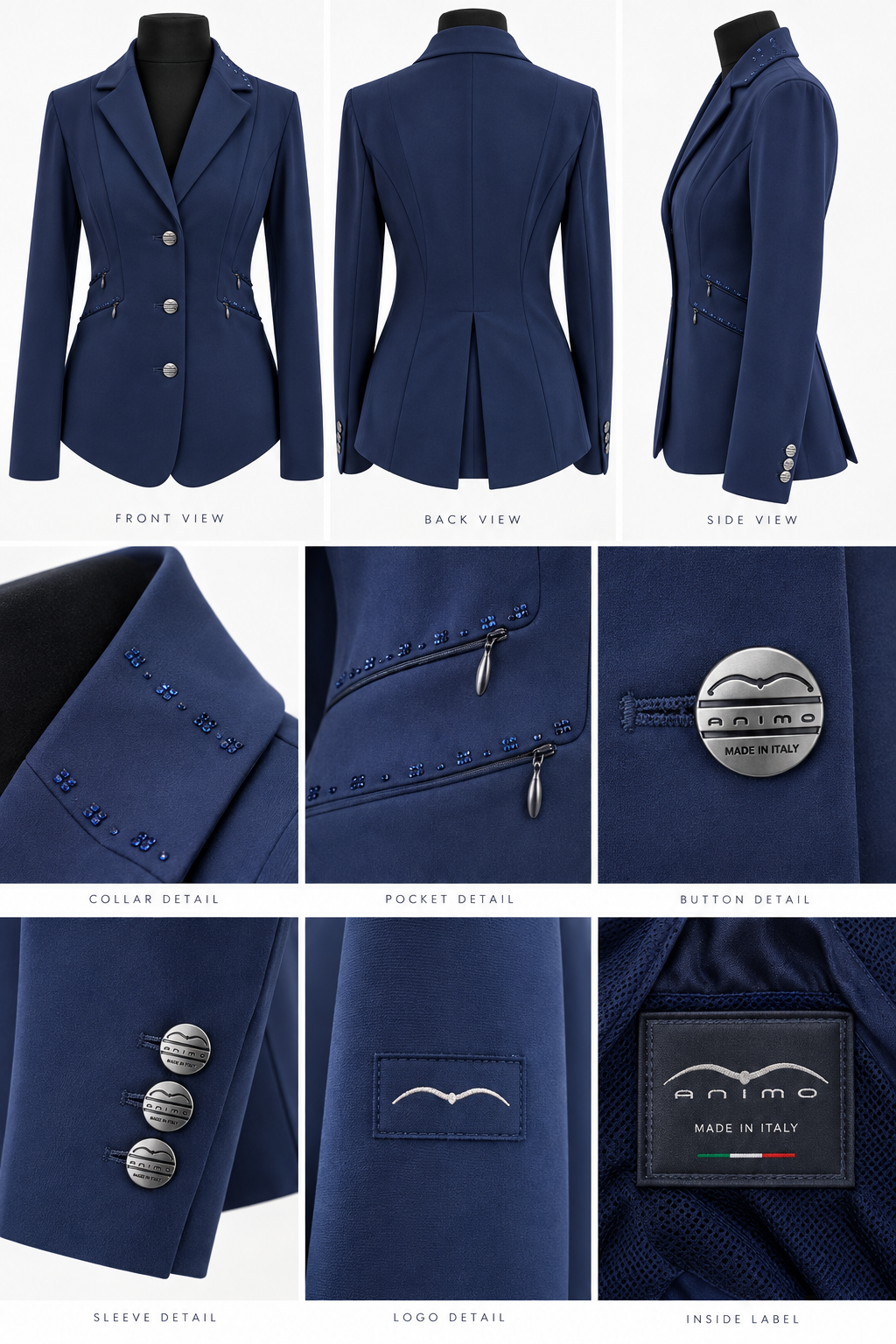 Animo Italia Labella Special Order B7 Competition Jacket – Blu Atlantide