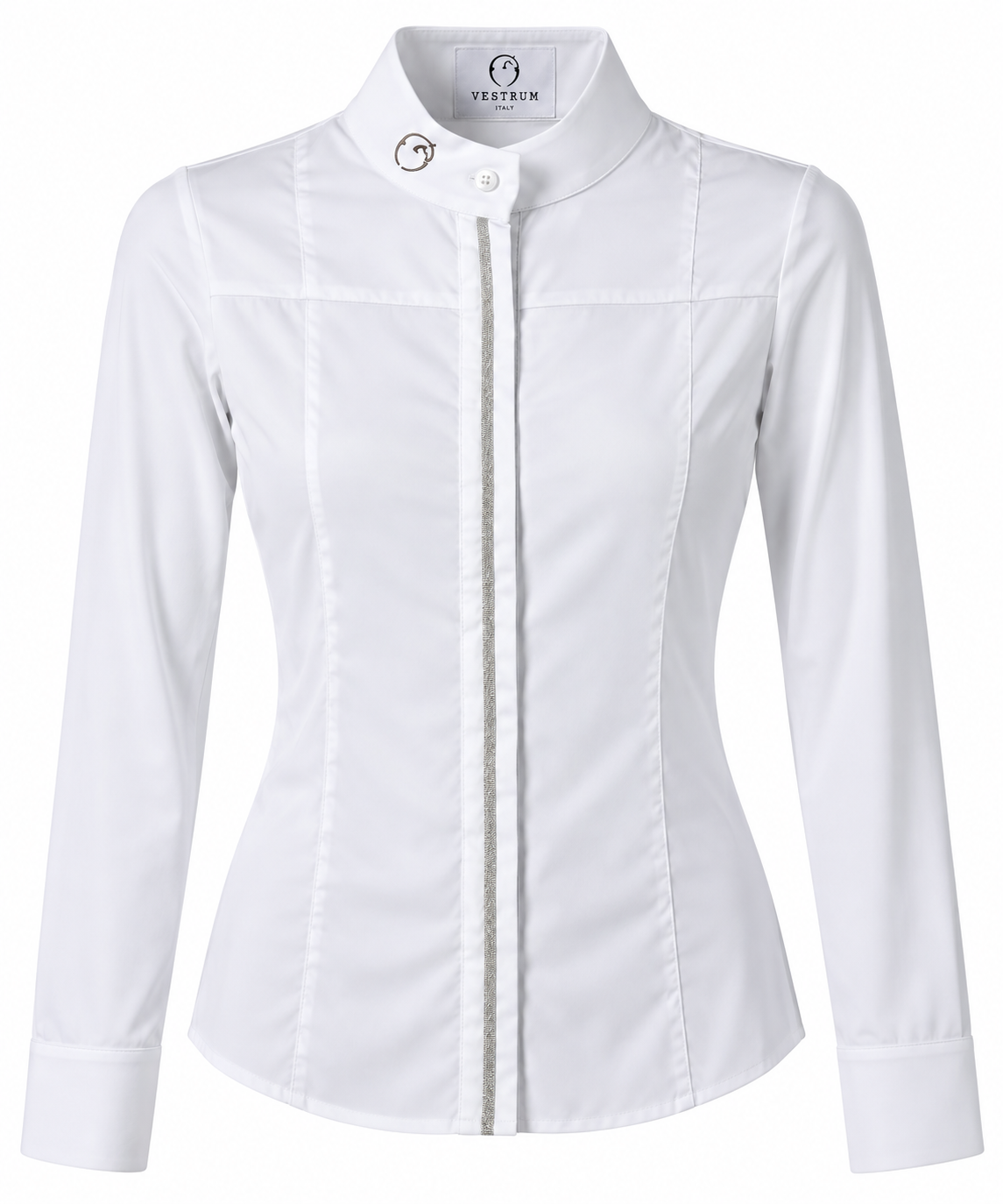 Vestrum Ladies Long Sleeve White Competition Shirt