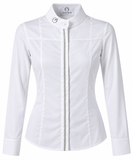 Vestrum Ladies Long Sleeve White Competition Shirt