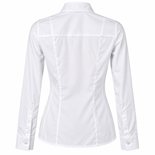 Vestrum Ladies Long Sleeve White Competition Shirt