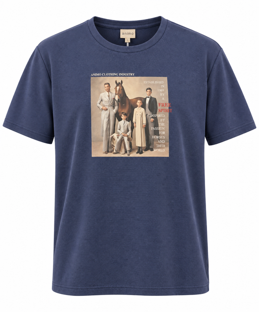 Animo Cardiff Men’s  T-Shirt – Navy