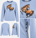 Animo Lerica Ladies Sweatshirt – Sky Blue