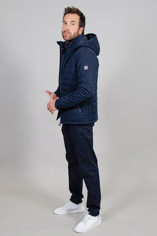 Harcour Jarco Mens Padded Jacket - Navy