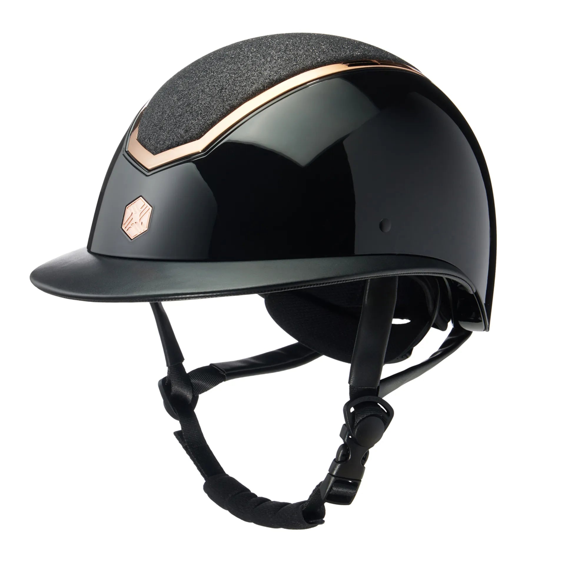 Charles Owen EQX Kylo Gloss Riding Helmet Wide Peak