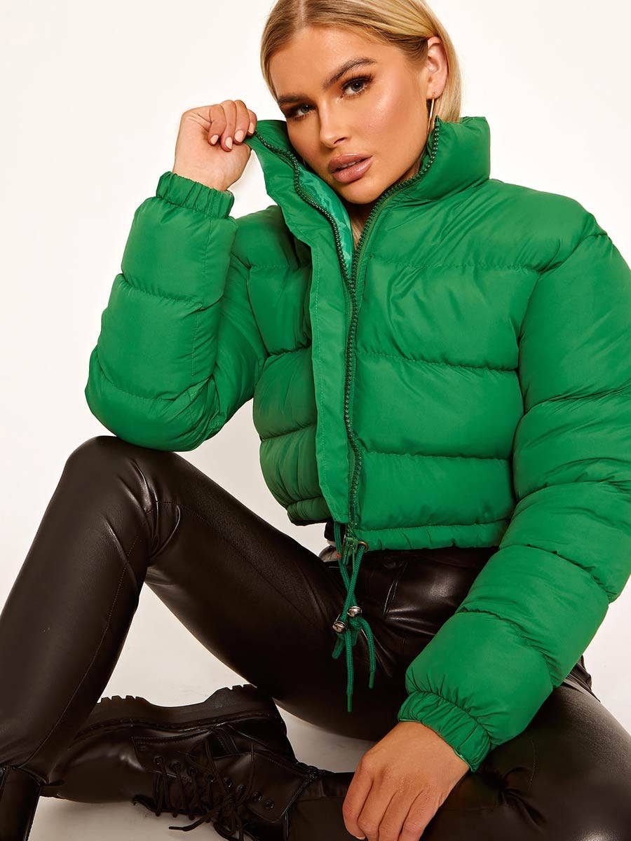 New Cropped Puffer Jacket