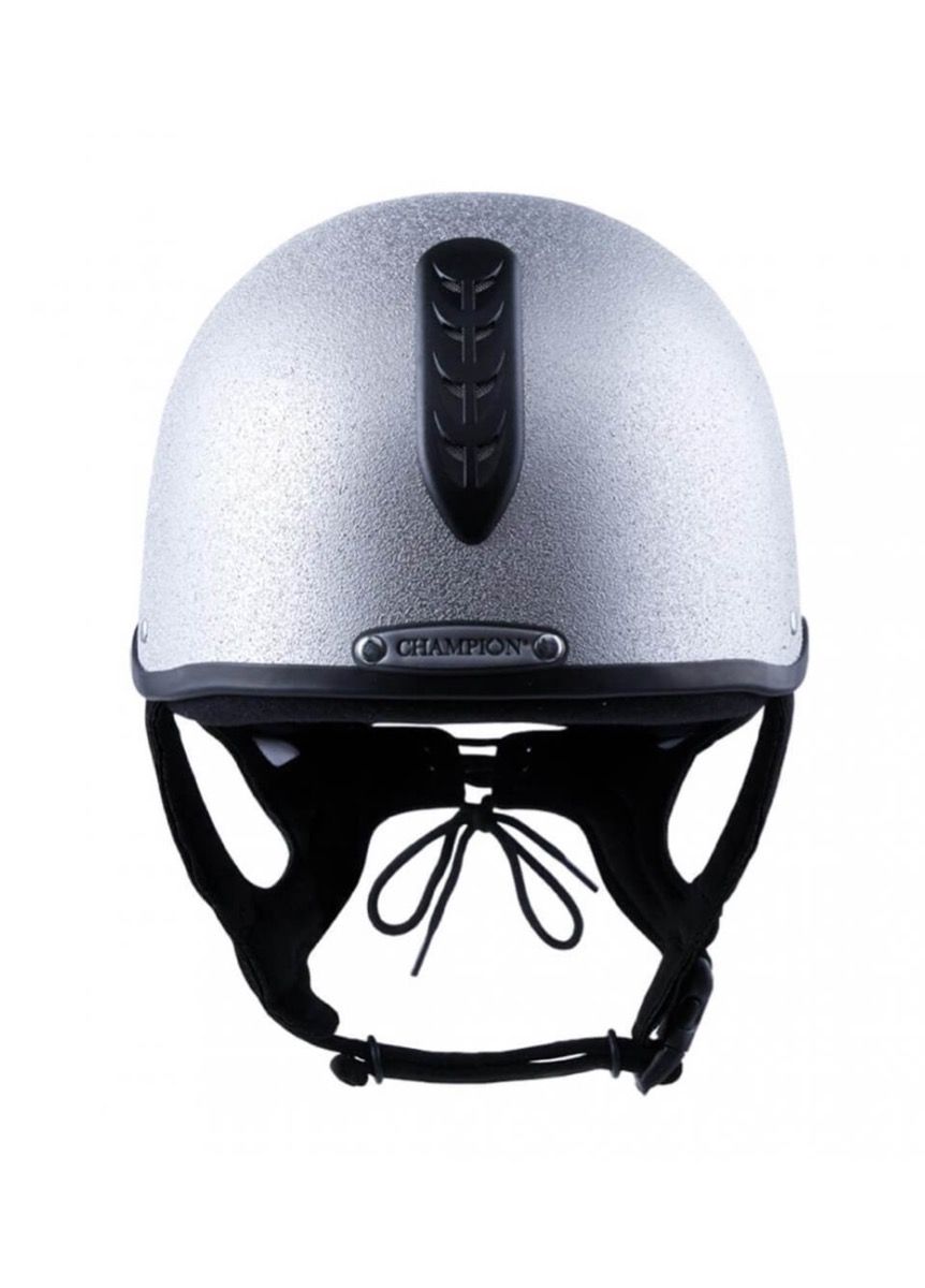 Champion Junior X-Air Plus Sport Jockey Helmet - Platinum