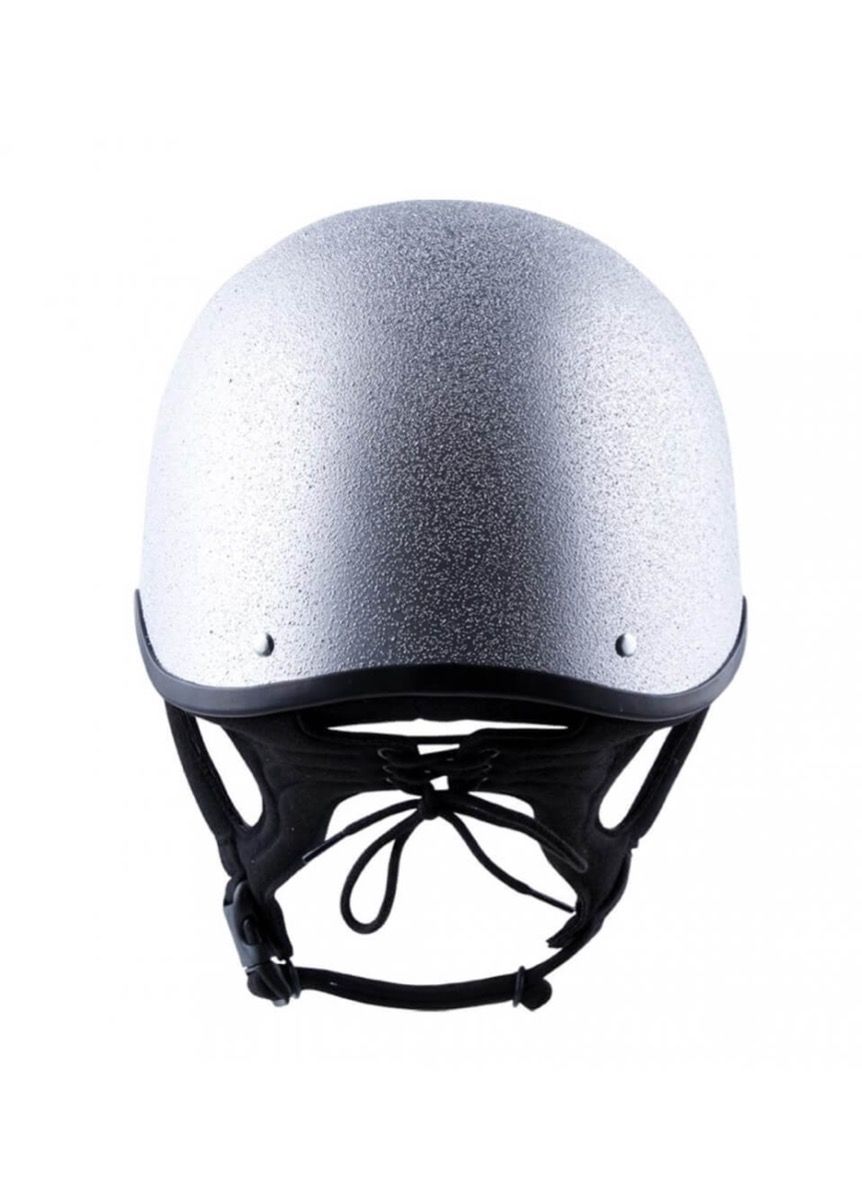 Champion Junior X-Air Plus Sport Jockey Helmet - Platinum