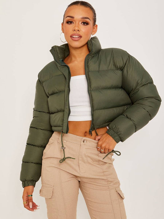 New Cropped Puffer Jacket