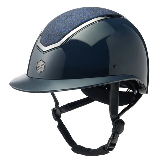 Charles Owen EQX Kylo Gloss Riding Helmet Wide Peak