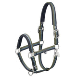 Eskadron Double Pin Headcollar Classic Sports - Navy/Steel Blue/Dusty Olive