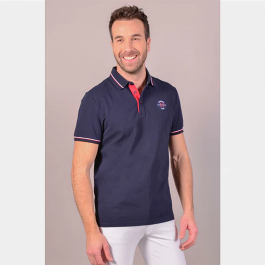 Harcour Poker Mens Polo - Navy