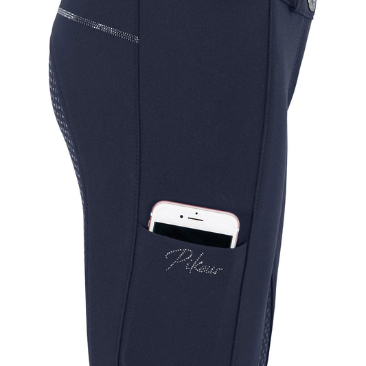 Pikeur Xenia Full Grip Junior Girls Breeches - Nightblue