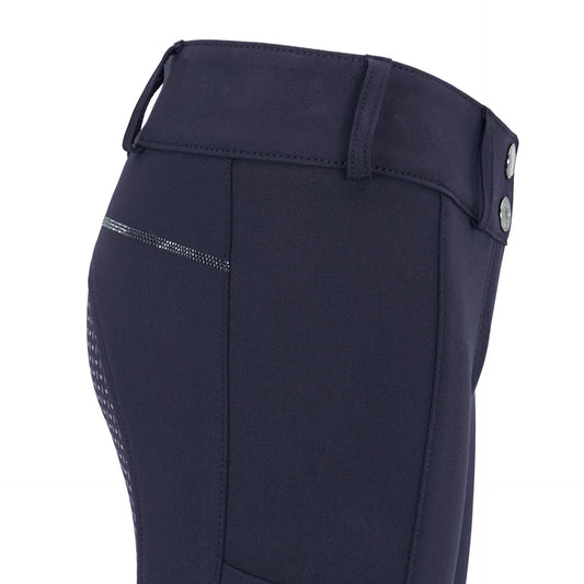 Pikeur Xenia Full Grip Junior Girls Breeches - Nightblue