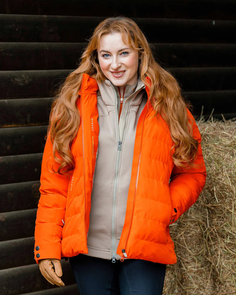 Pikeur Emma Ladies Waterproof Jacket - Orange