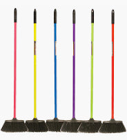 Red Gorilla Poly Yard Broom with handle