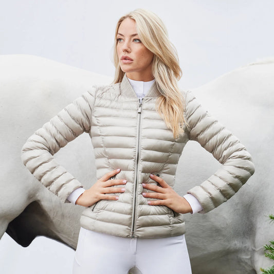 Pikeur Pauleen Selection Ladies Quilted Jacket - Ivory