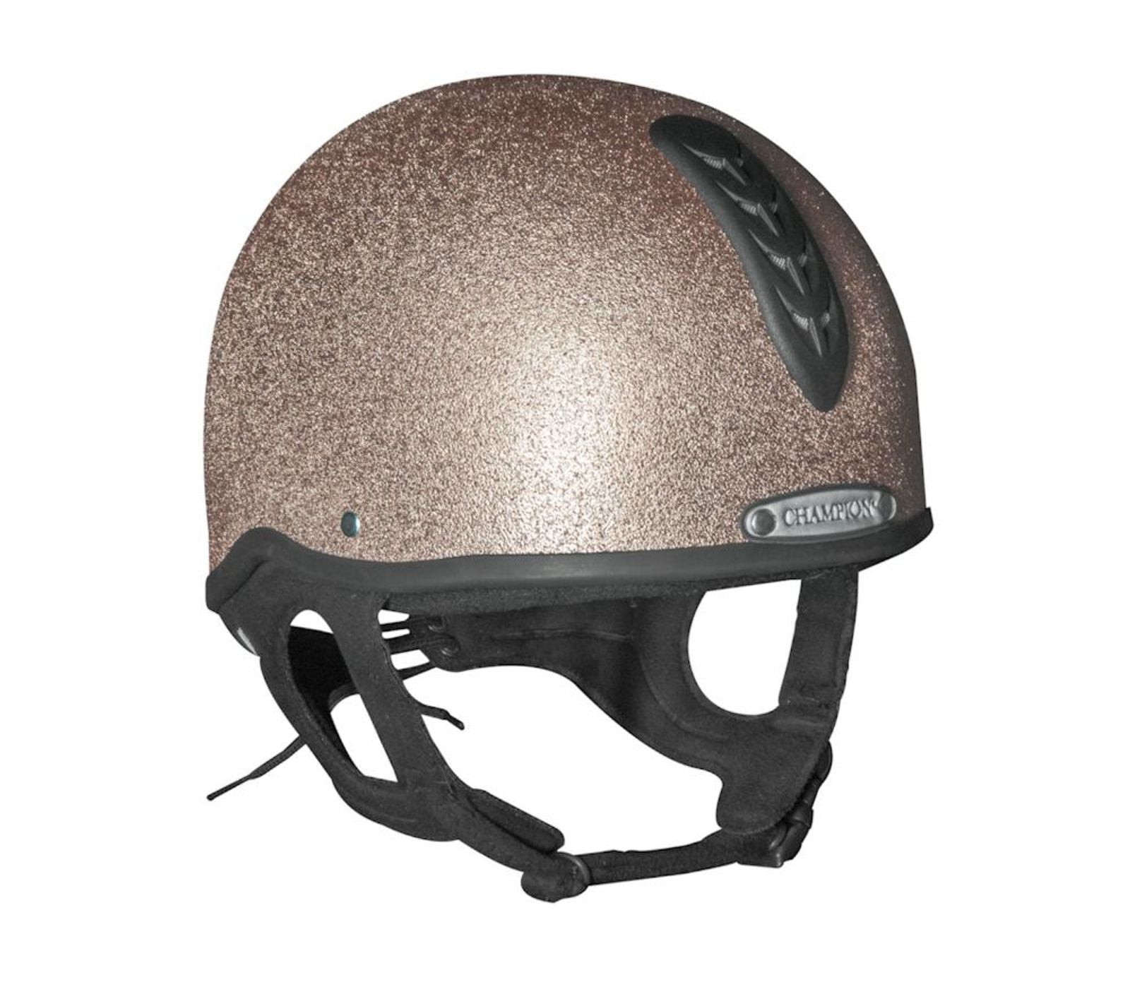 Champion Junior X-Air Sport Jockey Skull Helmet - Rose Gold